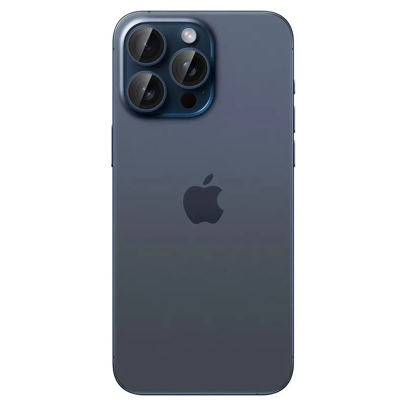 Spigen Optik Pro GLAS.TR EZ Fit fotoaparato apsauga, 2 vnt. – objektyvo apsauginis stiklas, skirtas "iPhone 15 Pro" / "iPhone 15 Pro Max" / "iPhone 14 Pro" / "iPhone 14 Pro Max" (2 vnt.)