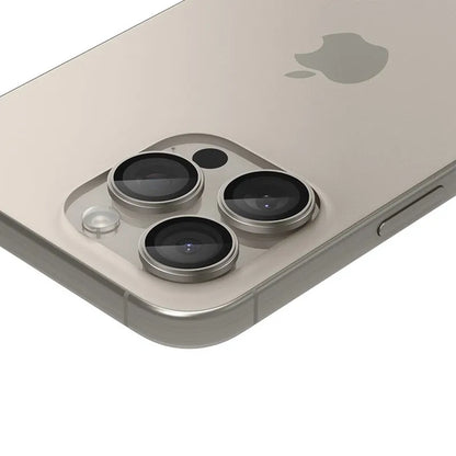 Spigen Optik Pro GLAS.TR EZ Fit kameros apsauga, 2 vnt. - Apsauginis lęšio stiklas, skirtas iPhone 17 Pro / 17 Pro Max / iPhone 15 Pro / 15 Pro Max / iPhone 14 Pro / 14
