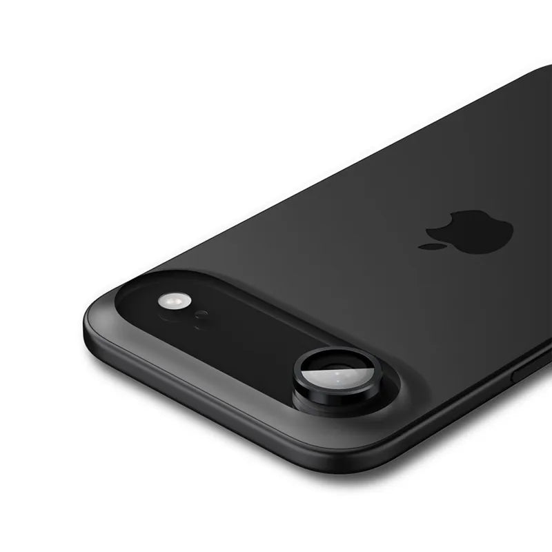 Spigen Optik Pro GLAS.TR EZ Fit Kameros apsauga 2 vnt. - Objektyvo apsauga, skirta iPhone Air (2 vnt.) (Juoda)