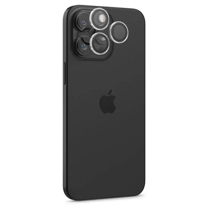 Spigen Optik Pro GLAS.TR EZ Fit kameros apsauga 2 vnt. - objektyvo apsauginis stiklas, skirtas iPhone 16 Pro / 16 Pro Max / 15 Pro / 15 Pro Max / 14 Pro / 14 Pro Max (2 vnt.)