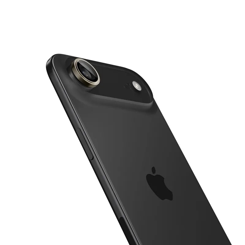 Spigen Optik Pro GLAS.TR EZ Fit kameros apsaugos rinkinys (2 vnt.) - Kameros objektyvo stiklas, skirtas iPhone Air (2 vnt.) (Auksinis)