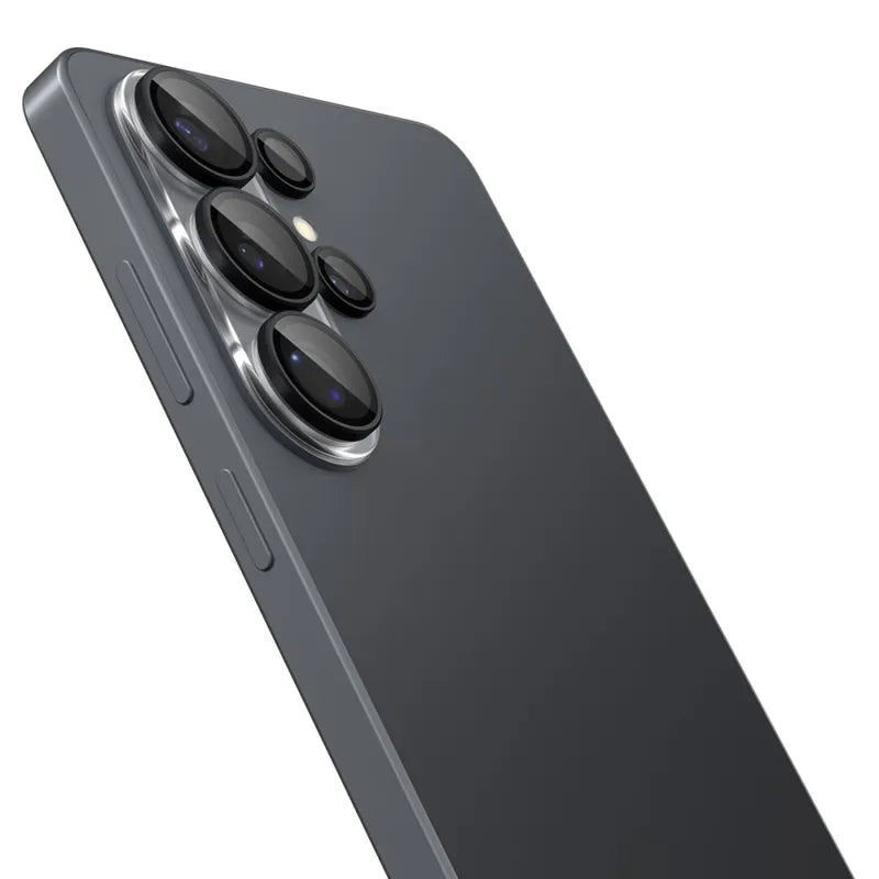 Spigen Optik Pro HD GLAS.TR EZ Fit kameros apsauga 2 vnt. – Kameros lęšio apsauga, skirta Samsung Galaxy S26 Ultra (2 vnt.)(Juoda)