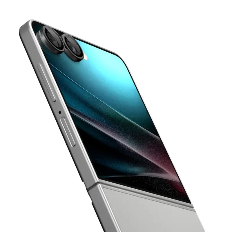 Spigen Optik Pro HD GLAS.TR EZ Fit kameros apsauga 2 vnt. – lęšių apsauga skirta Samsung Galaxy Z Flip 7 (juoda)
