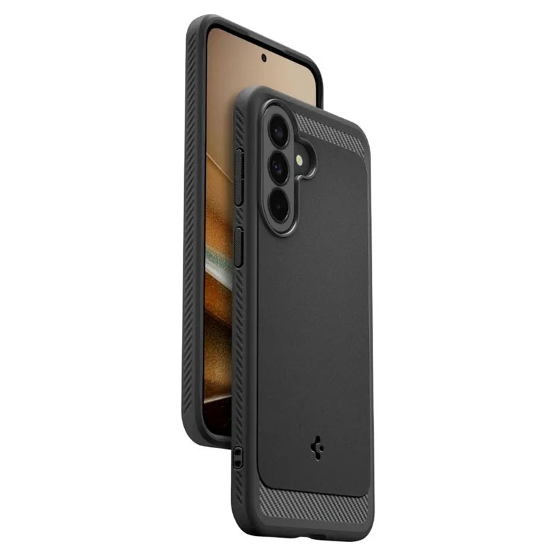 Spigen Rugged Armor – dėklas „Samsung Galaxy A37 5G“ (matinė juoda)
