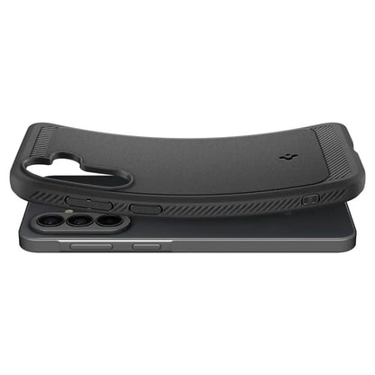 Spigen Rugged Armor – dėklas „Samsung Galaxy A37 5G“ (matinė juoda)