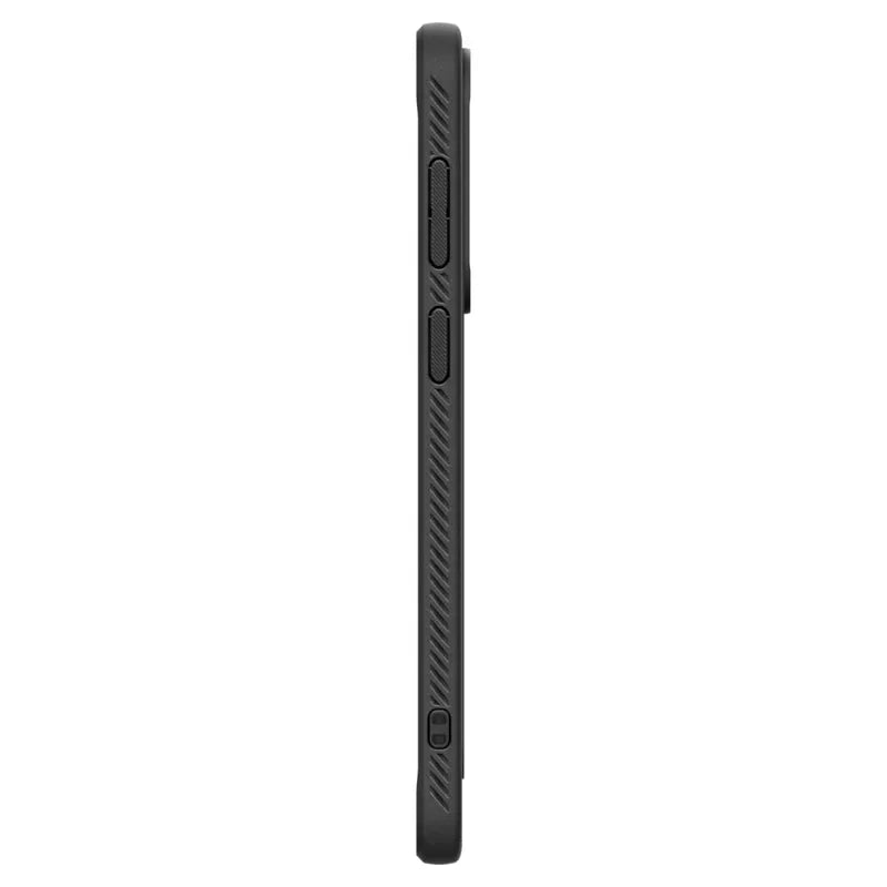 Spigen Rugged Armor – dėklas „Samsung Galaxy A37 5G“ (matinė juoda)