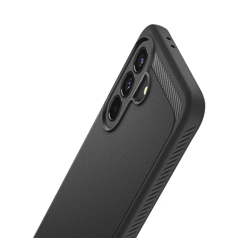 Spigen Rugged Armor – dėklas „Samsung Galaxy A37 5G“ (matinė juoda)