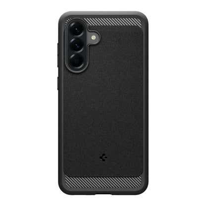 Spigen Rugged Armor – dėklas Samsung Galaxy A56 5G (matinė juoda)