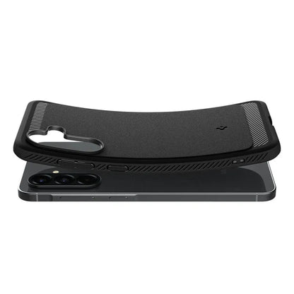 Spigen Rugged Armor – dėklas Samsung Galaxy A56 5G (matinė juoda)