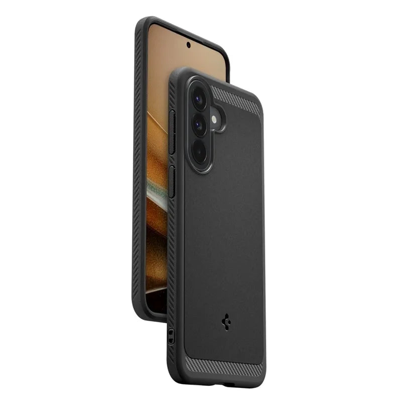 Spigen Rugged Armor – dėklas Samsung Galaxy A57 5G (matinė juoda)