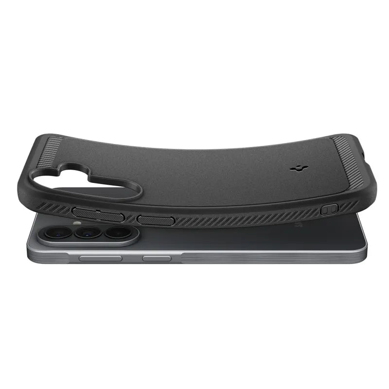 Spigen Rugged Armor – dėklas Samsung Galaxy A57 5G (matinė juoda)