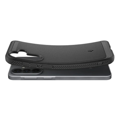 Spigen Rugged Armor – dėklas Samsung Galaxy A57 5G (matinė juoda)