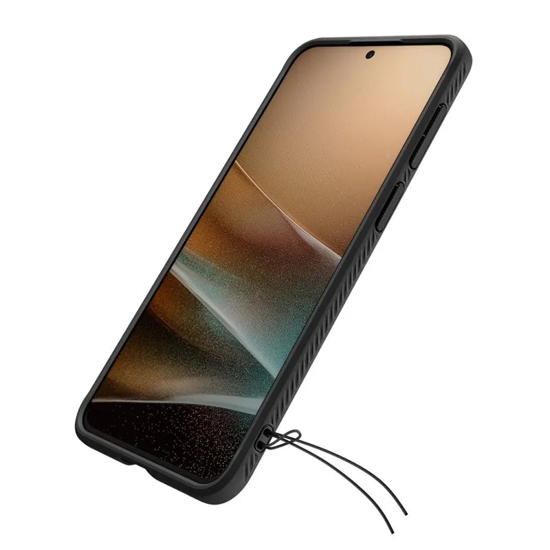 Spigen Rugged Armor – dėklas Samsung Galaxy A57 5G (matinė juoda)