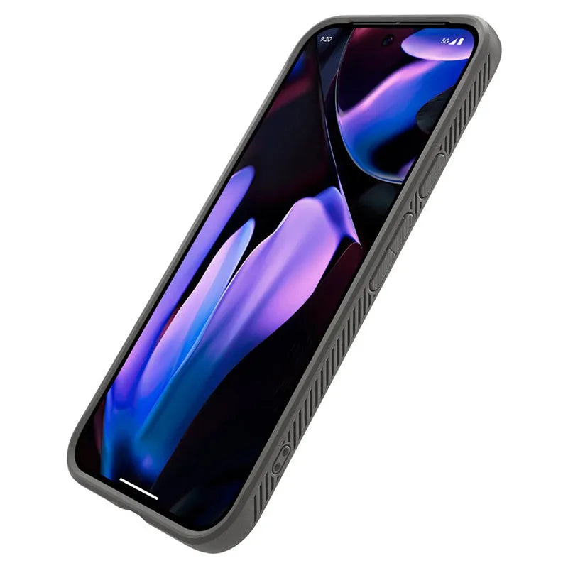 Spigen Rugged Armor – dėklas, skirtas Google Pixel 9 Pro XL (marmuro pilka)