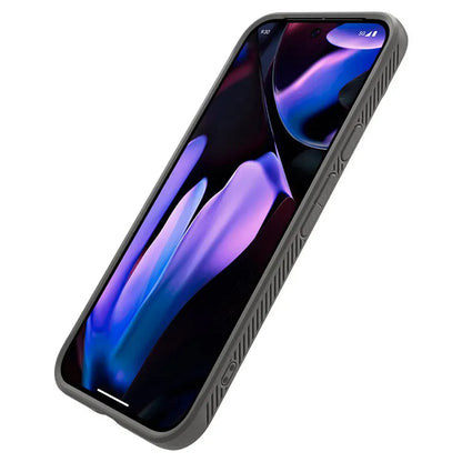 Spigen Rugged Armor – dėklas, skirtas Google Pixel 9 Pro XL (marmuro pilka)