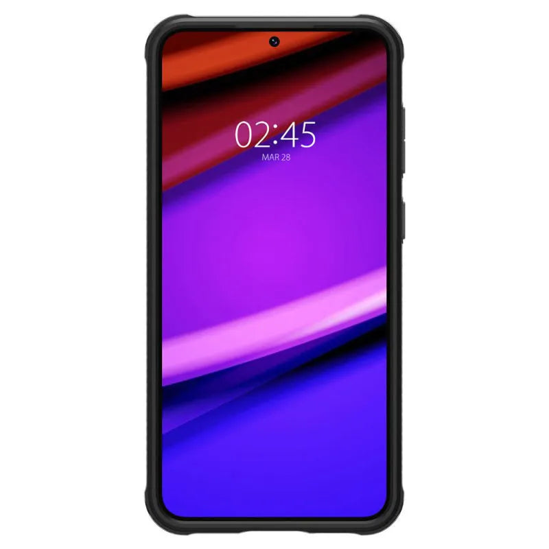 Spigen Rugged Armor – dėklas, skirtas Samsung Galaxy S23 (matinė juoda)