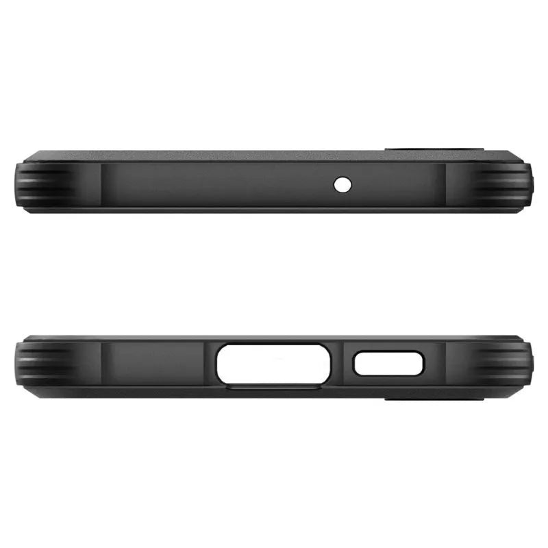 Spigen Rugged Armor – dėklas, skirtas Samsung Galaxy S23 (matinė juoda)