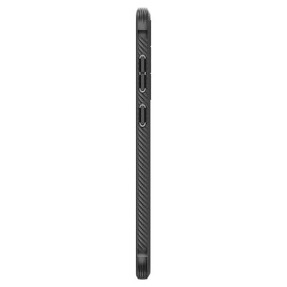 Spigen Rugged Armor – dėklas, skirtas Samsung Galaxy S23 (matinė juoda)