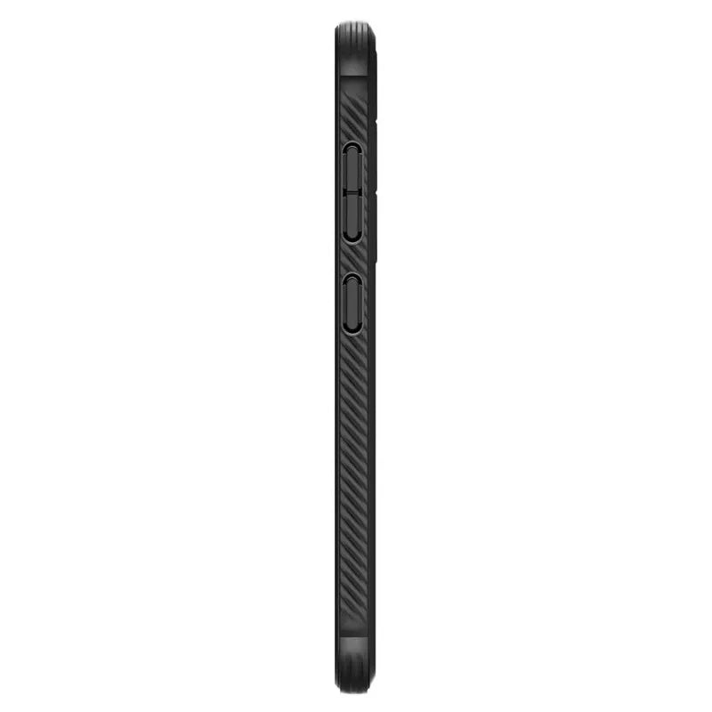 Spigen Rugged Armor – dėklas, skirtas „Samsung Galaxy S24“ (matinė juoda)