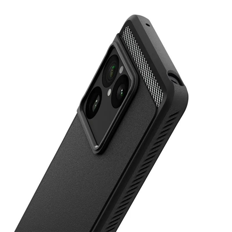 Spigen Rugged Armor – dėklas Sony Xperia 1 VIII (matinis juodas)