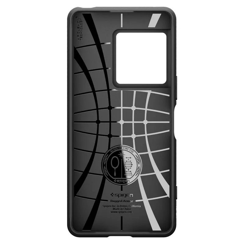 Spigen Rugged Armor – dėklas Sony Xperia 1 VIII (matinis juodas)