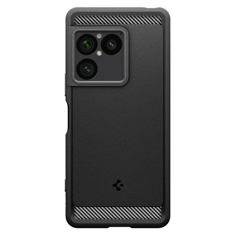 Spigen Rugged Armor – dėklas Sony Xperia 1 VIII (matinis juodas)