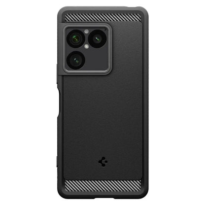 Spigen Rugged Armor – dėklas Sony Xperia 1 VIII (matinis juodas)