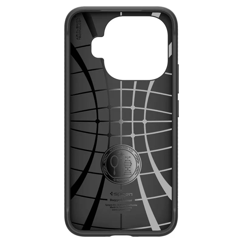 Spigen Rugged Armor - dėklas Xiaomi 15T Pro (Matinis juodas)