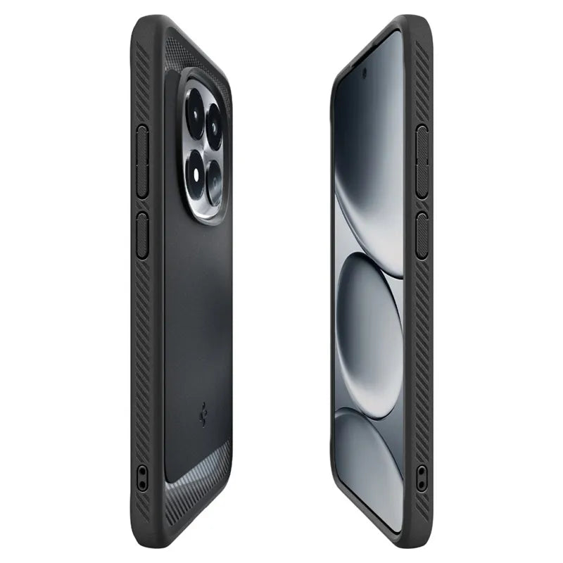 Spigen Rugged Armor - Dėklas Xiaomi Redmi Note 15 Pro 5G (Matinis juodas)