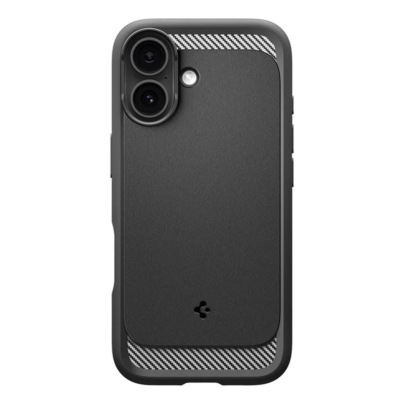 Spigen Rugged Armor Mag MagSafe - Dėklas iPhone 17 (Matinė Juoda)