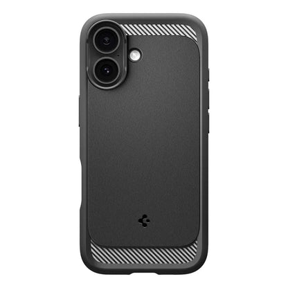 Spigen Rugged Armor Mag MagSafe - Dėklas iPhone 17 (Matinė Juoda)