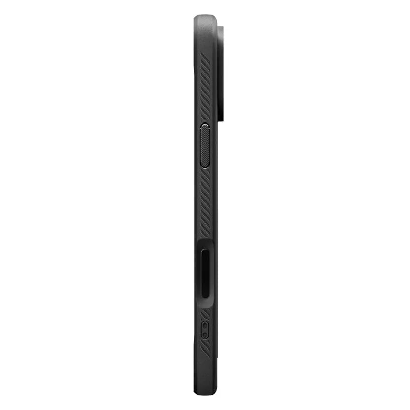 Spigen Rugged Armor Mag MagSafe - Dėklas iPhone 17 Pro (Matinis juodas)