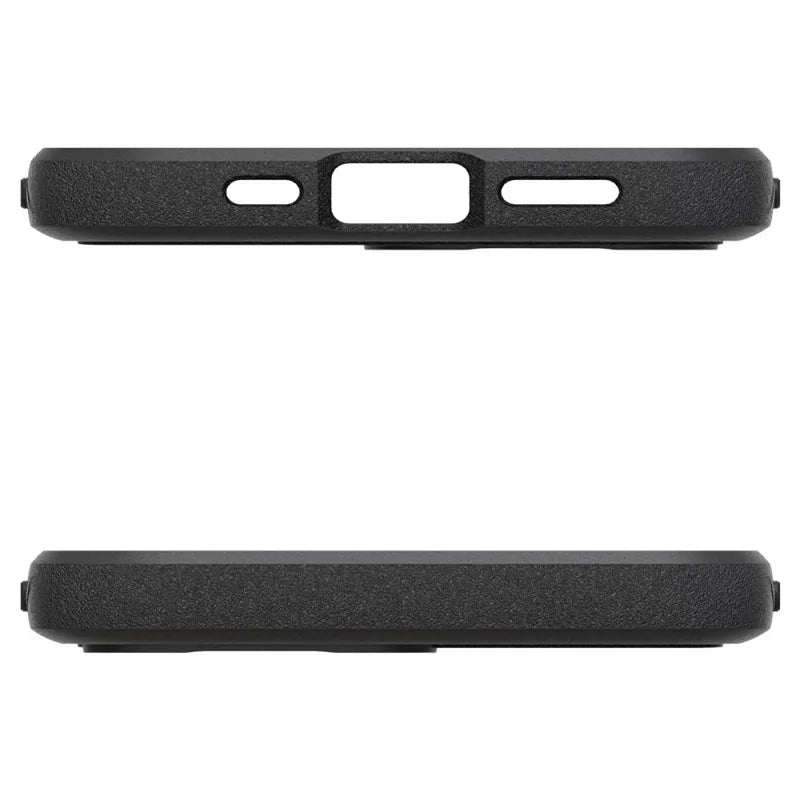 Spigen Rugged Armor Mag MagSafe – dėklas iPhone 17e / 16e (Matinis juodas)