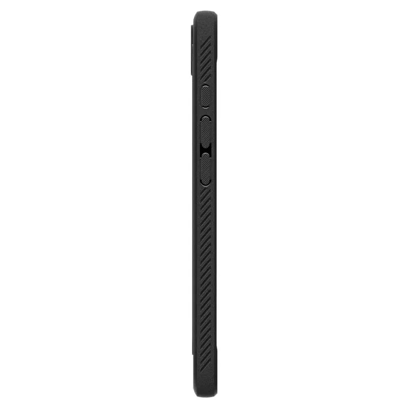 Spigen Rugged Armor Mag MagSafe – dėklas iPhone 17e / 16e (Matinis juodas)