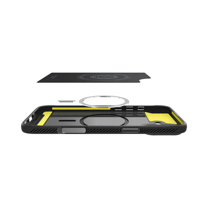 Spigen Rugged Armor Mag MagSafe – dėklas, skirtas „iPhone 16“ (matinė juoda)