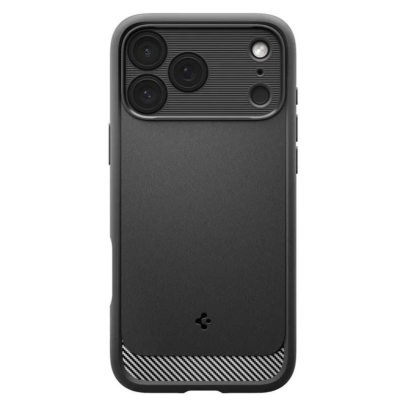 Spigen Rugged Armor Mag MagSafe – dėklas, skirtas iPhone 18 Pro Max / 17 Pro Max (matinė juoda)