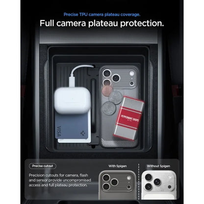Spigen Rugged Armor Mag MagSafe – dėklas, skirtas iPhone 18 Pro Max / 17 Pro Max (pilkas)