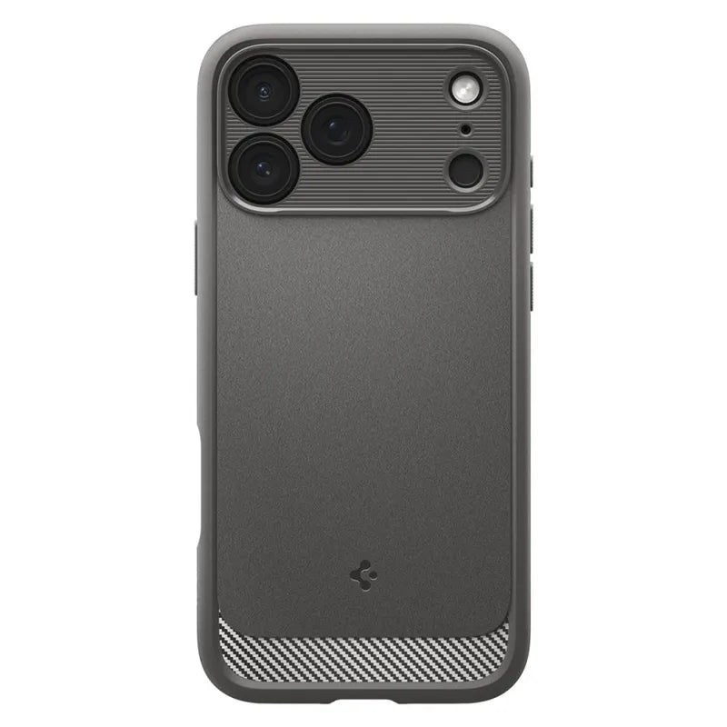 Spigen Rugged Armor Mag MagSafe – dėklas, skirtas iPhone 18 Pro Max / 17 Pro Max (pilkas)