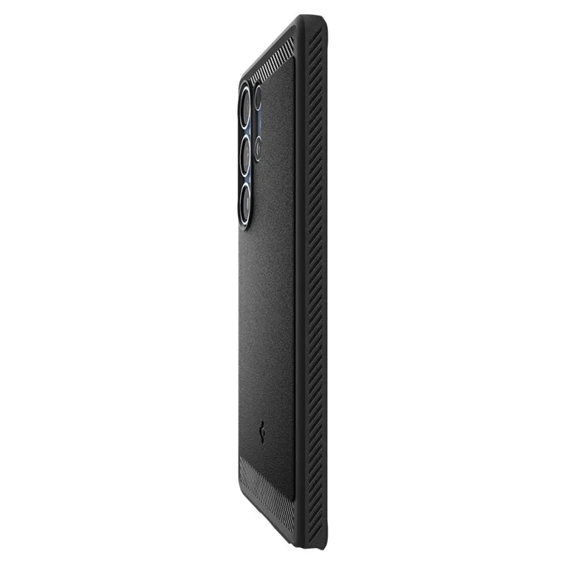 Spigen Rugged Armor Mag MagSafe – Dėklas, skirtas „Samsung Galaxy S25 Ultra“ (matinis juodas)