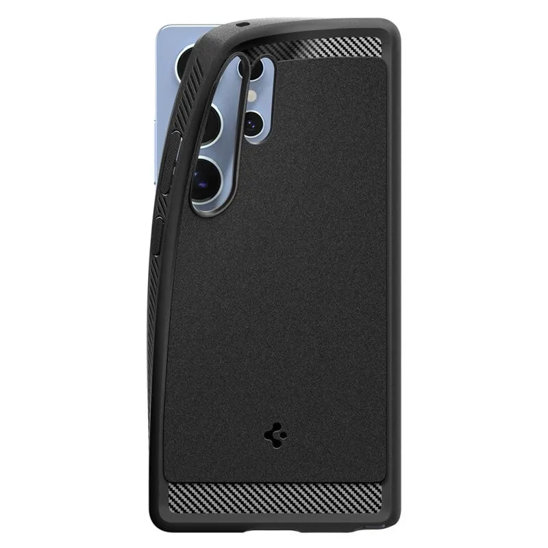 Spigen Rugged Armor Mag MagSafe – Dėklas, skirtas „Samsung Galaxy S25 Ultra“ (matinis juodas)