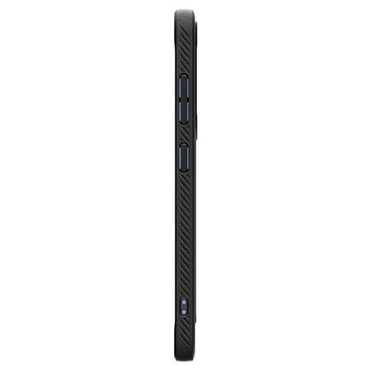 Spigen Rugged Armor Mag MagSafe – „Samsung Galaxy S25“ dėklas (matinė juoda)
