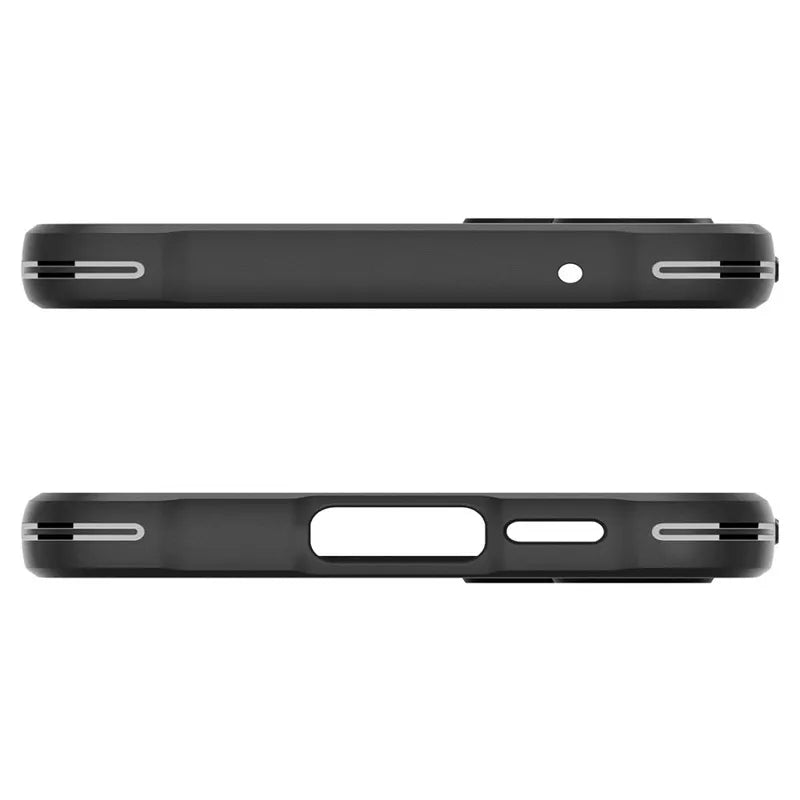 "Spigen Rugged Armor" - "Samsung Galaxy A55 5G" dėklas (matinės juodos spalvos)
