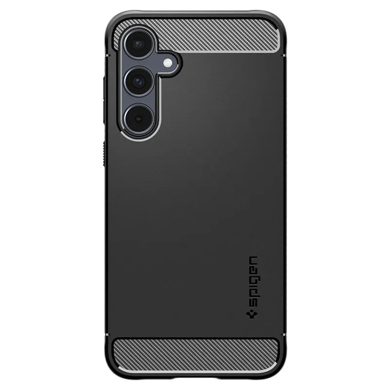 "Spigen Rugged Armor" - "Samsung Galaxy A55 5G" dėklas (matinės juodos spalvos)