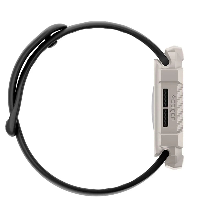 Spigen Rugged Armor V2 – dėklas Apple Watch 10/11 42 mm (dykumos smėlio)
