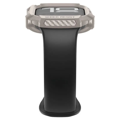 Spigen Rugged Armor V2 – dėklas Apple Watch 10/11 42 mm (dykumos smėlio)