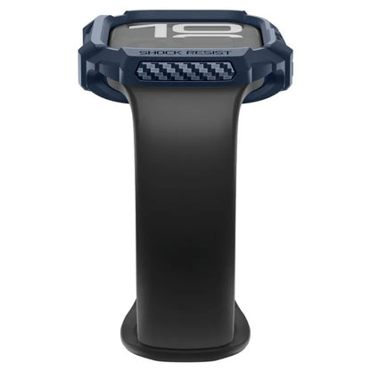 Spigen Rugged Armor V2 – dėklas Apple Watch 10/11 42 mm (Laivyno mėlynos spalvos)