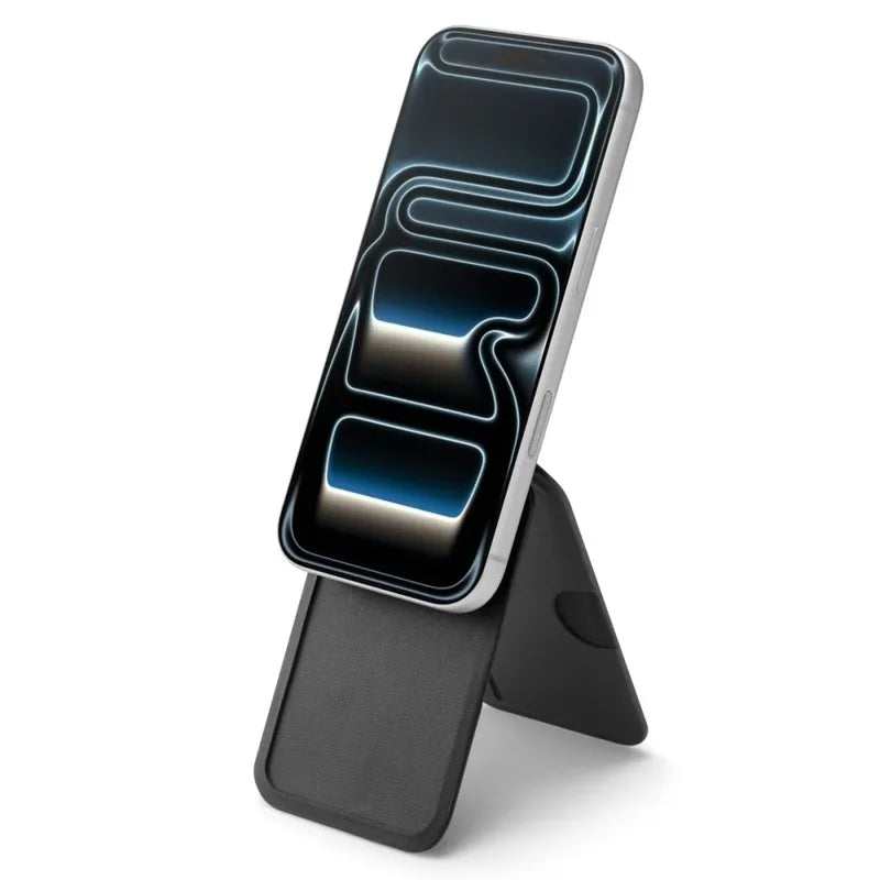 Spigen S314-2 Slim Fold Tripod MagSafe - Magnetinė piniginė su stovo funkcija (juoda)