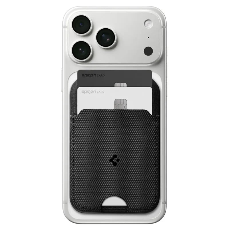 Spigen S314-2 Slim Fold Tripod MagSafe - Magnetinė piniginė su stovo funkcija (juoda)