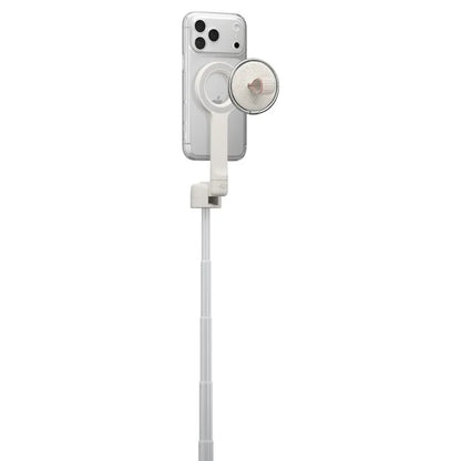 Spigen S582W MagSafe Bluetooth asmenukių lazda ir trikojis – išmaniojo telefono trikojis / asmenukių lazdos laikiklis (Dune Beige)