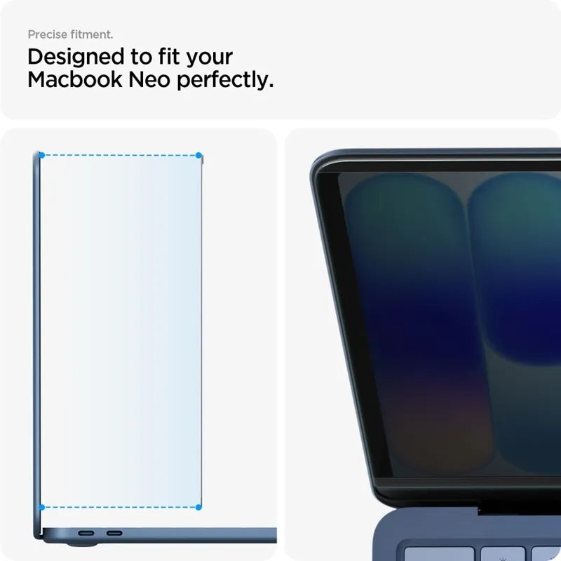 Spigen SafeView - Privatumo plėvelė, skirta MacBook Neo